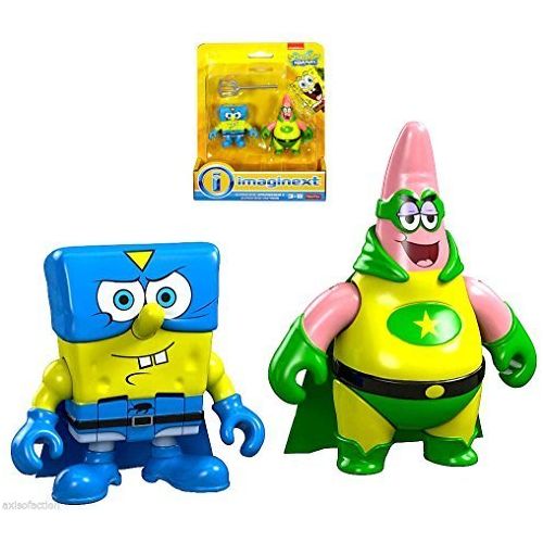 Fisher-Price Nickelodeon Superhero Spongebob & Superhero Patrick