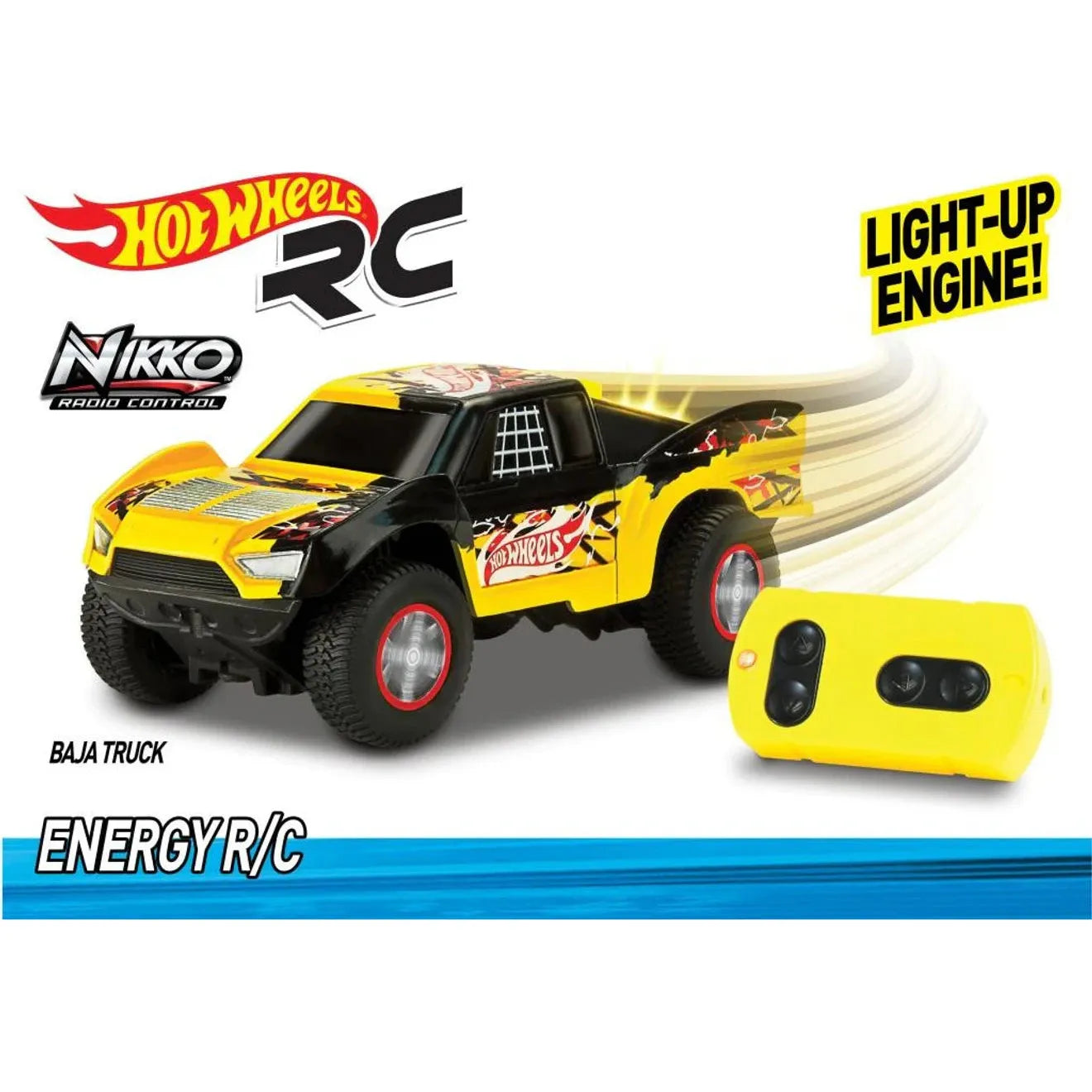 New R/C Bright Baja Extreme & Free Hot Wheel outlet Cars 4pk