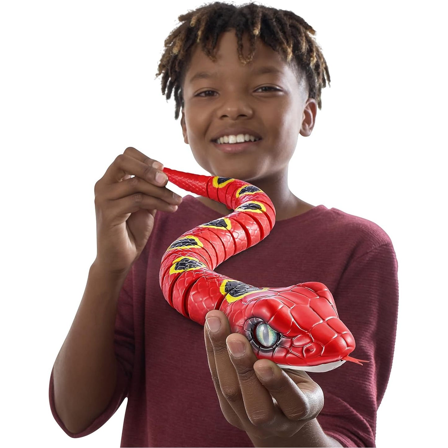 ZURU Robo Alive Battery-Powered Robotic Snake Toy - Red