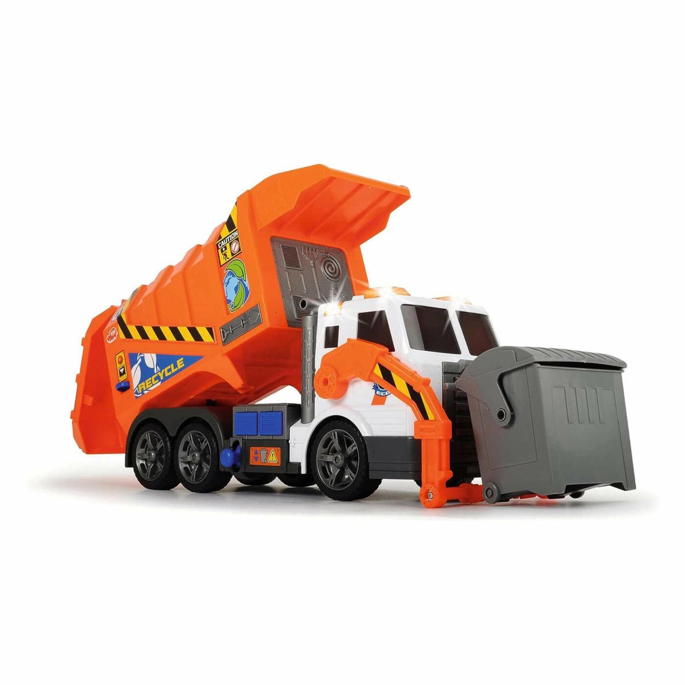 Dickie Toys Toy Vehicle - Orange Garbage Truck 46cm