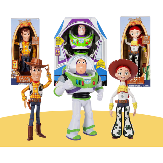 Toy Story Interactive Action Figure Toys - Buzz Lightyear, Woody, Jessie 