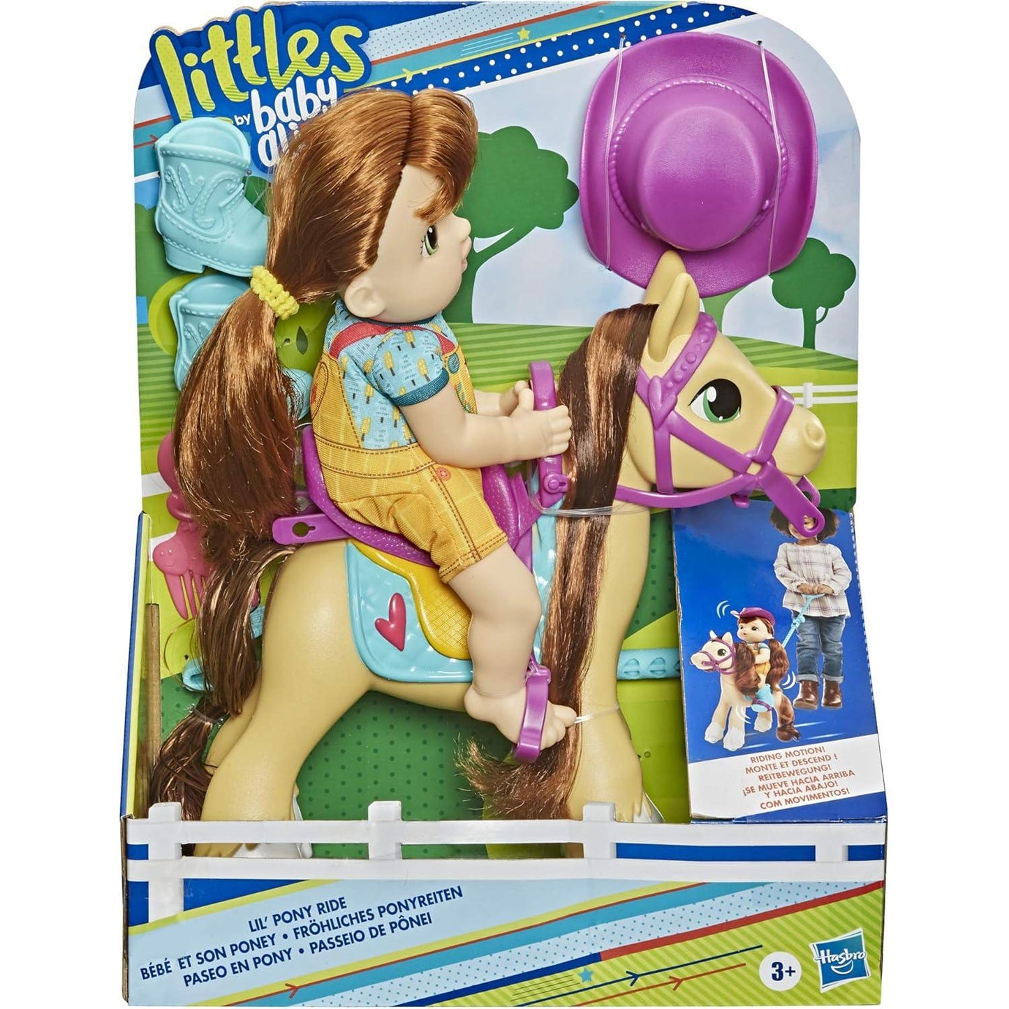 Hasbro Baby Alive Lil Pony Ride Doll