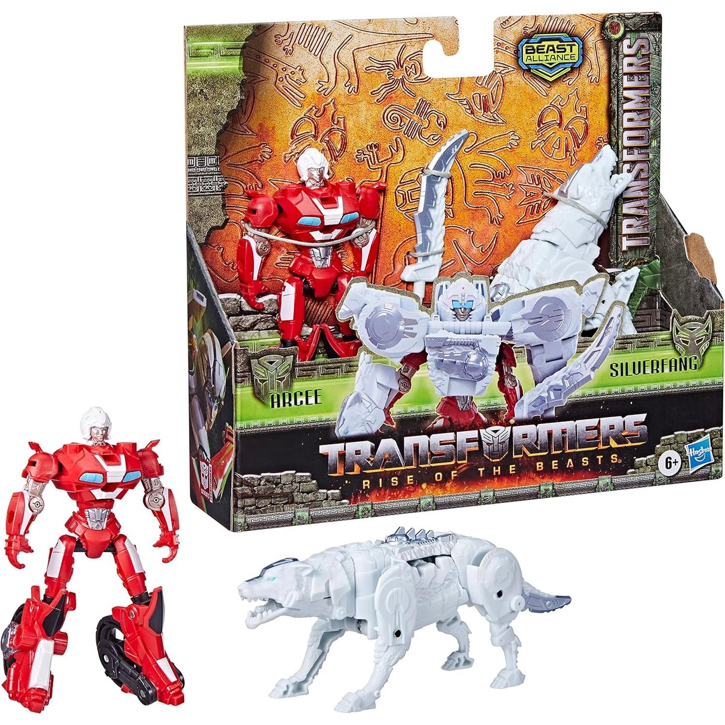 Hasbro Transformers Rise of The Beasts Action Figures - Arcee & Silverfang