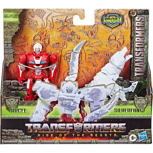 Hasbro Transformers Rise of The Beasts Action Figures - Arcee & Silverfang