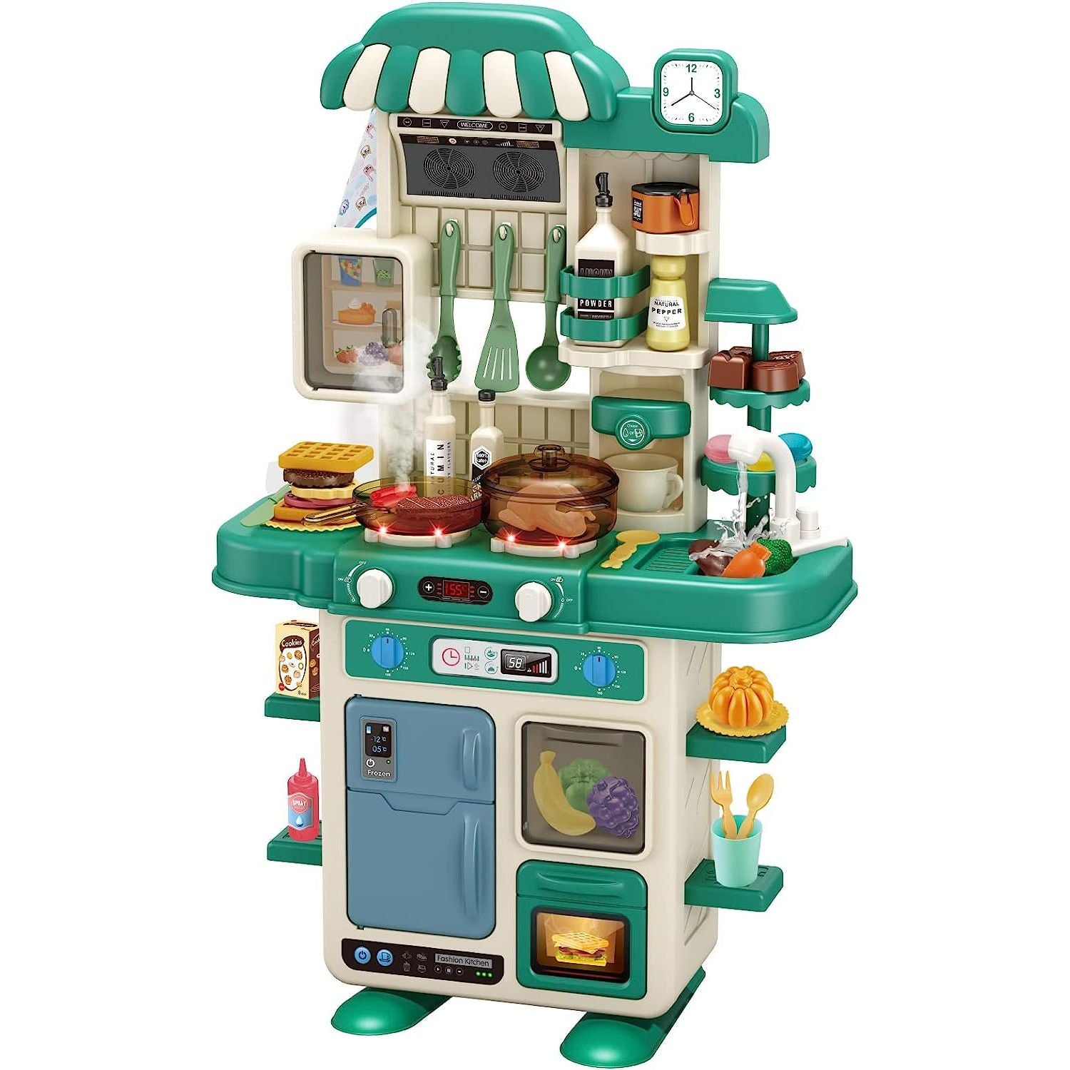 Kids Kitchen Play Set - 48 Pieces - Toyland Treasures