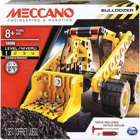 Meccano Learning & Building DIY Play Set - Bulldozer 18206