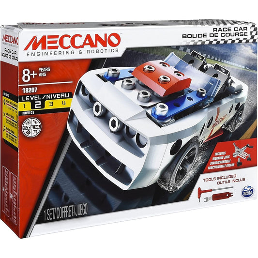 Meccano Learning & Building DIY Play Set - Race Car 18207