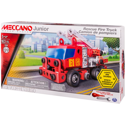 Meccano Learning & Building DIY Play Set - Rescue Fire Truck 16108