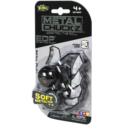 Zing Metal Chuckz with LED lights- Fidget Toy
