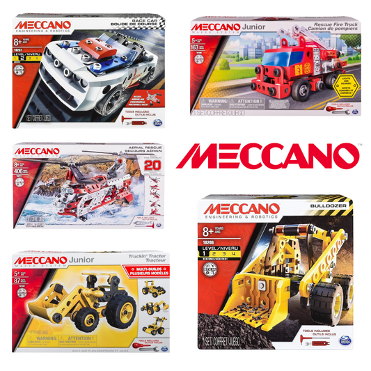 Meccano Learning & Building DIY Play Set - Whole Collection