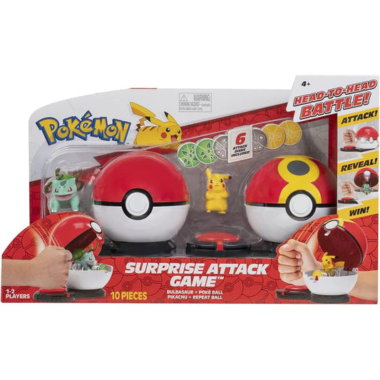 Pokémon Surprise Attack Game Play Set - Pikachu and Bulbasaur