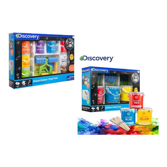 Discovery Outdoor Chalk Paint Play Set Bundle