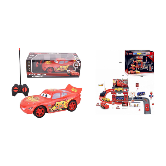 Cars Lightning McQueen Toy Bundle