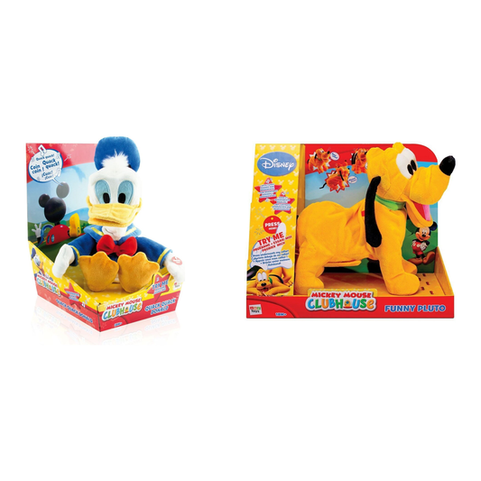IMC Toys Quack Quack Donald & Funny Pluto Bundle