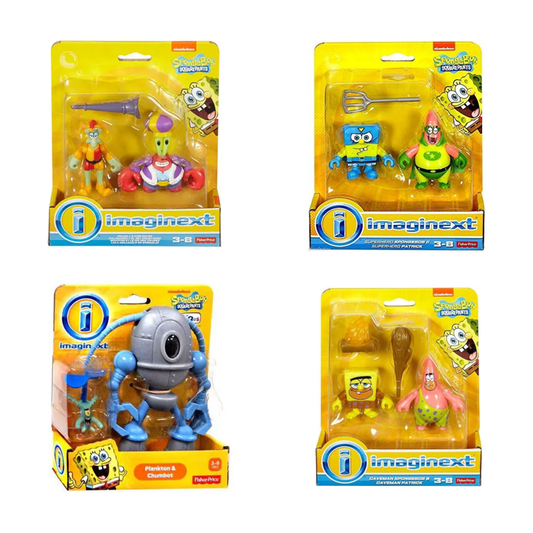 Fisher-Price Nickelodeon Spongebob Figurines Bundle