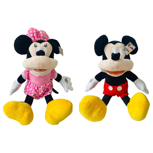 Disney Mickey Mouse & Minnie Mouse Plush Toy Bundle