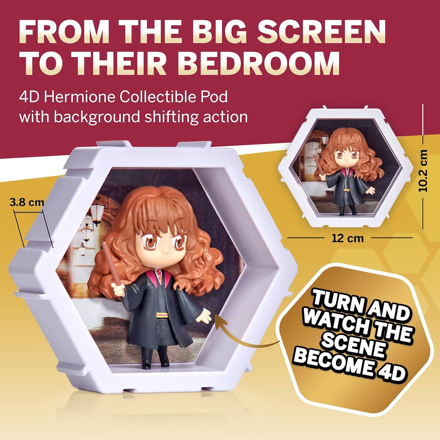 Pods 4D Harry Potter Hermione Collectible Figure