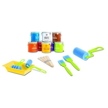 Discovery Deluxe Outdoor Chalk Paint Play Set 19 Piece Washable Set
