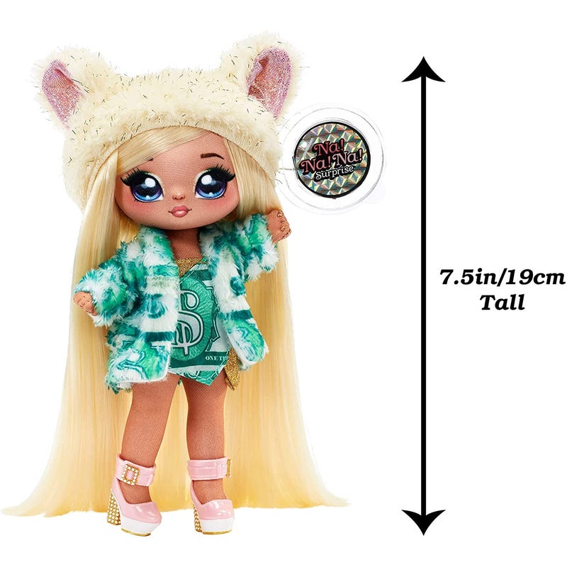 MGA Entertainment Na Na Na Surprise 2-in-1 Pom Doll Glam Series-Ari Prism