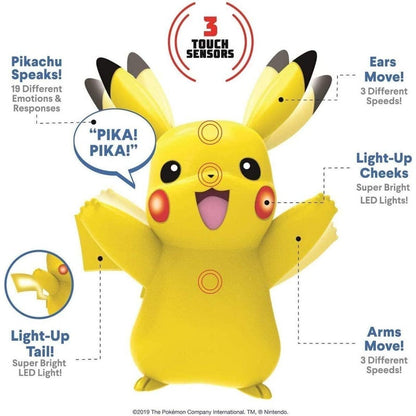 pokemon pikachu interactive sensors