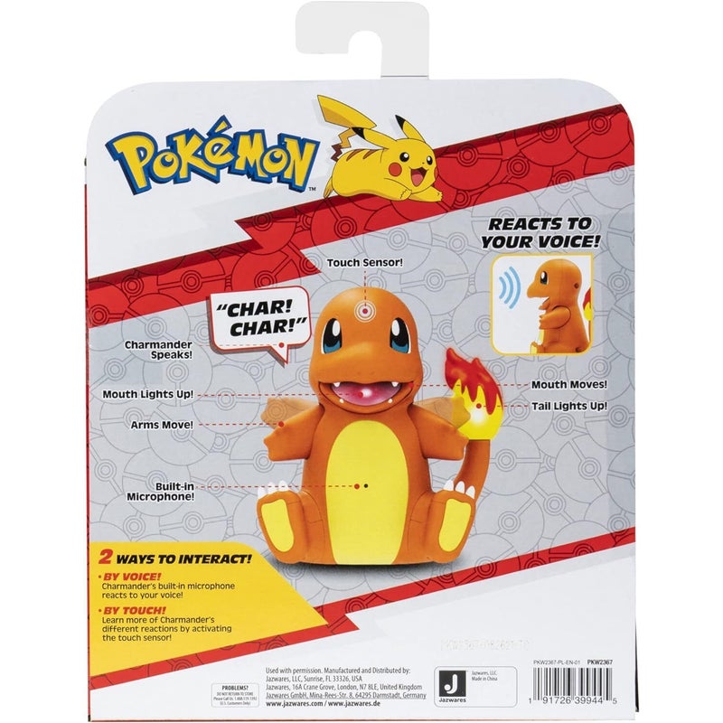 Pokemon Electronic & Interactive My Partner Charmander with Sound and Motion
