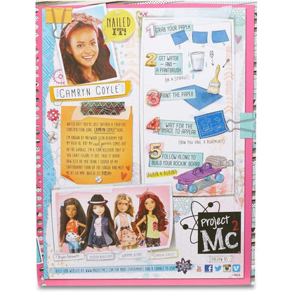 Project MC2 Toy Doll Camryn's Skateboard Packaging