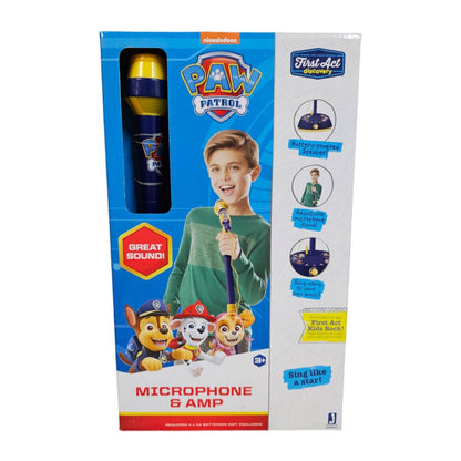 Jazware Nickelodeon Paw Patrol Microphone & Amp