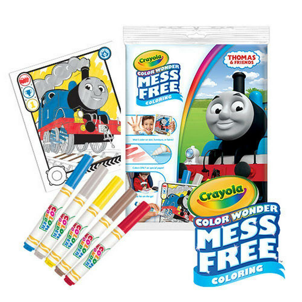 Crayola Thomas & Friends Colour Wonder Mess Free Colouring