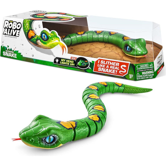 ZURU Robo Alive Battery-Powered Robotic Snake Toy - Green