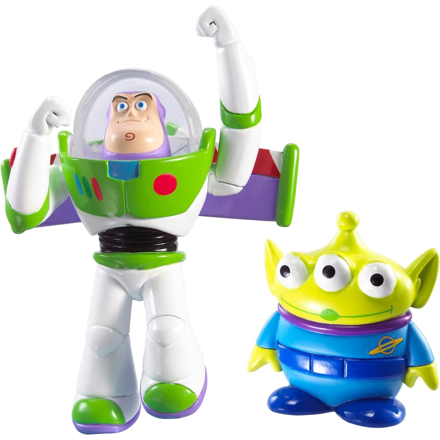 Disney Toy Story Flying Buzz Lightyear and Alien  Toy Figurines 