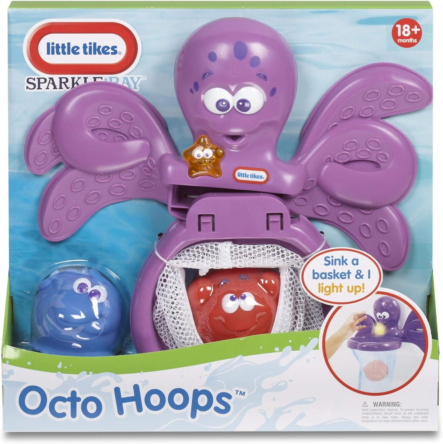 Little Tikes Sparkle Bay Octo Hoops Water Toy