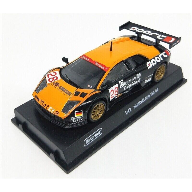 Motorama Diecast Metal Lamborghini Murcielago Fia GT Racing Car 1:43