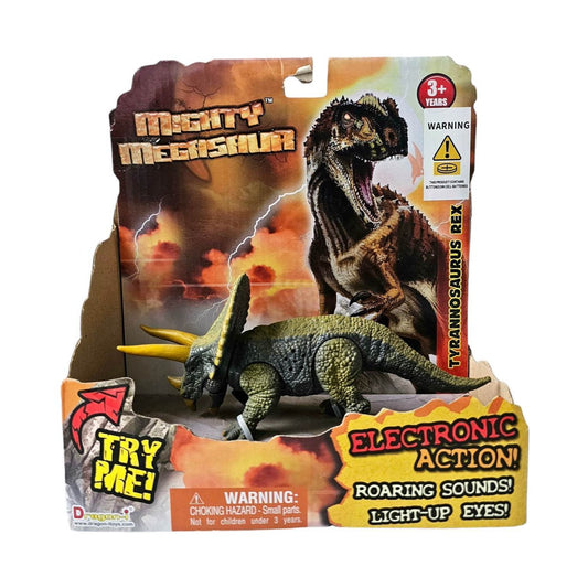 Mighty Megasaur Interactive Triceratops Dinosaur Toy