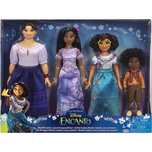Disney Encanto Toy Doll Gift Set - Mirabel, Isabela, Luisa & Antonio 