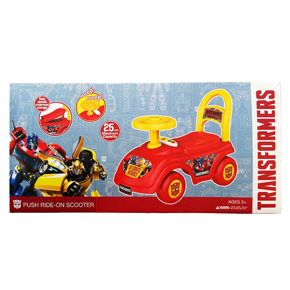 Hasbro Transformers Four Wheel Push Ride-On Car 3+