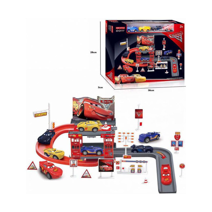 Cars 3 Lightning McQueen Parking Garage Toy