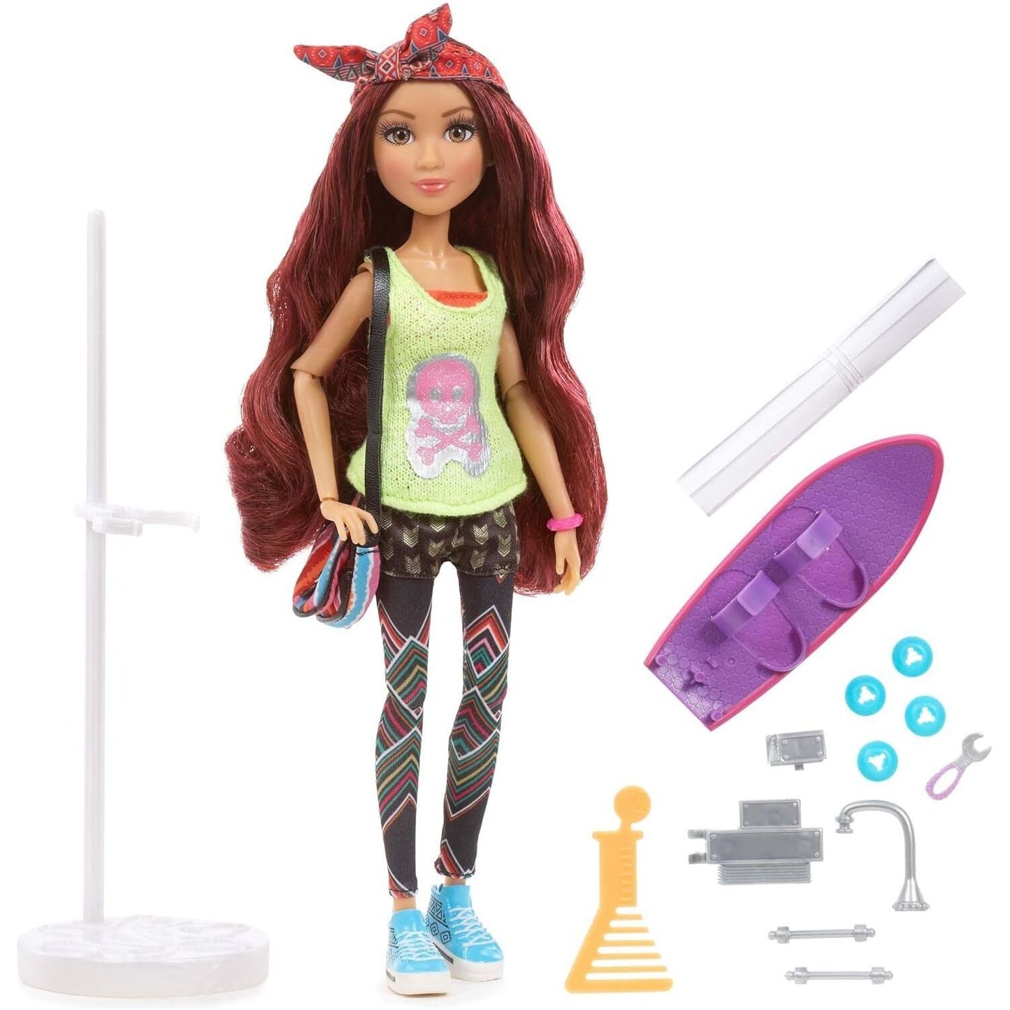 Project MC2 Toy Doll Camryn's Skateboard Inclusions